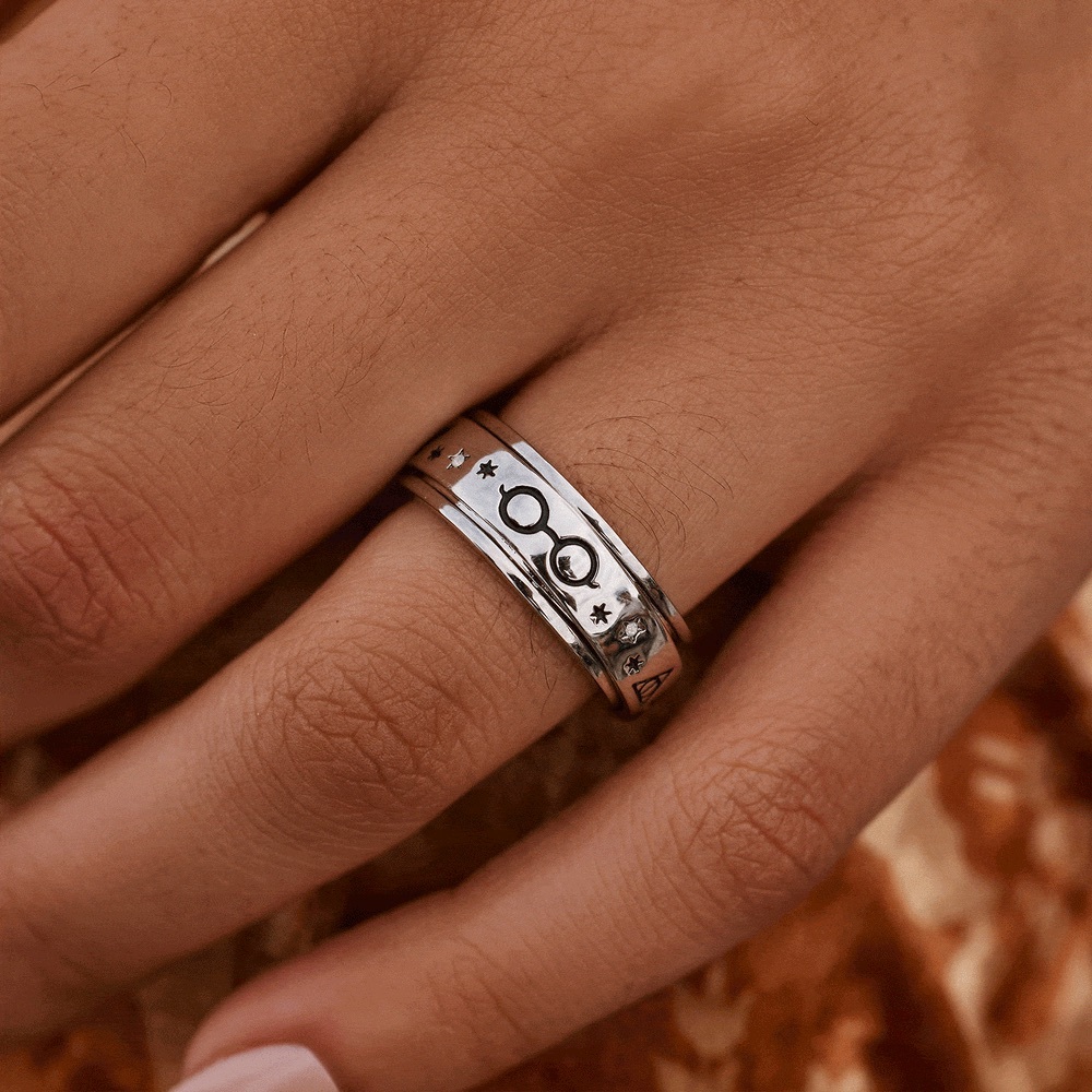 PuraVida Harry Potter fidget spinning ring